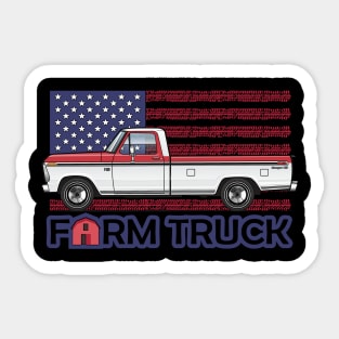 USA Farm Truck Sticker